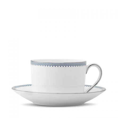  Vera Wang Wedgwood Grosgrain Indigo Teacup Imperial