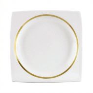 Wedgwood Plato Gold 7.75 Square Accent Salad Plate
