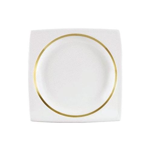  Wedgwood Plato Gold 7.75 Square Accent Salad Plate