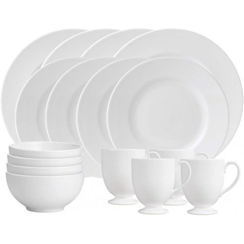  Wedgwood 1050135 White Piece 16 pc dinnerware set, service for four, 4