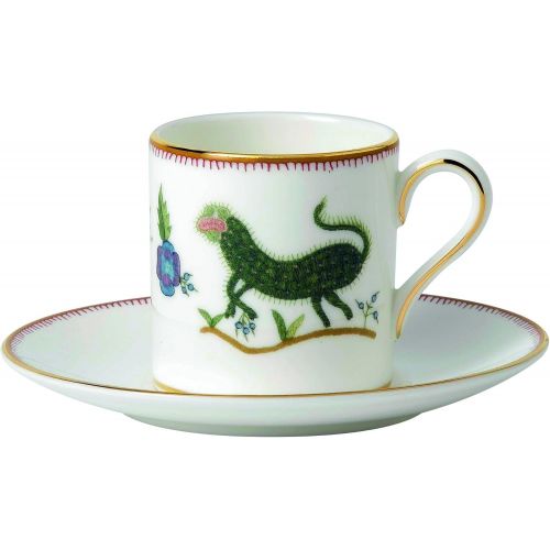  Wedgwood Mythical Creatures Espresso Cup and Saucer Set