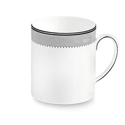  Wedgwood 40030700 Grosgrain Mug, 1, White