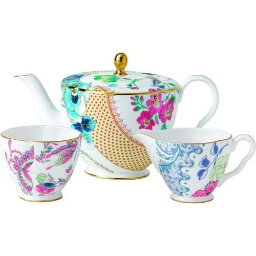  Wedgwood Butterfly Bloom 3-Piece Tea Story Set