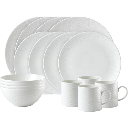  Wedgwood 40023857 Gio 16-Piece Set, White