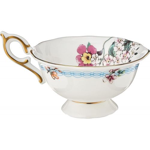  Wedgwood 40024024 Wonderlust Teacup & Saucer Set Apple Blossom, 2 Piece