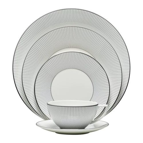  Jasper Conran by Wedgwood Blue Pin Stripe 5-Piece Place Setting