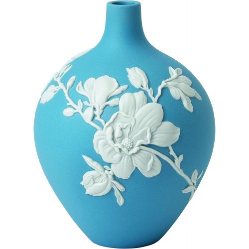  Wedgwood Magnolia Blossom Box 5, 5, Blue and White