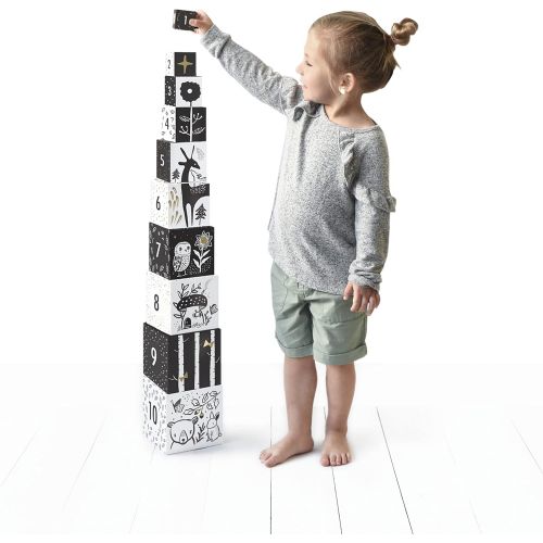  Wee Gallery Nesting Blocks - Woodland Number - 8-Pack: Toys & Games