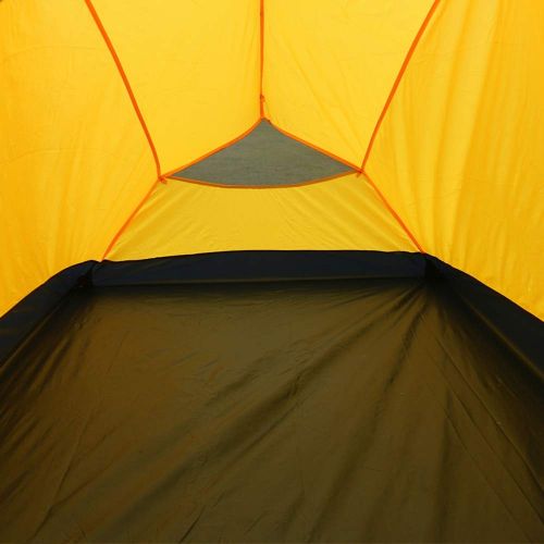  WeeLion Familien-Campingzelt, Ultraleicht/wasserdicht/UV-bestaendig, Vier Jahreszeiten, grosser Aussen-Aluminiumpfahl-Doppelzelt, Camping, 4-5 Personen,Red