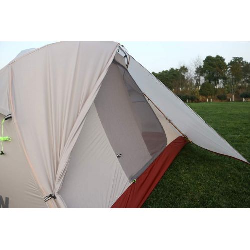  WeeLion Zeltlager Doppelzelt, Ultraleicht-/wasserdicht/UV-Schutz Outdoor-Doppel-Aluminiumstange Zelt ultraldicht Beschichtung Silikon-wasserdichter Campingplatz