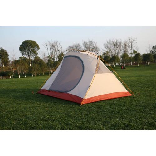  WeeLion Zeltlager Doppelzelt, Ultraleicht-/wasserdicht/UV-Schutz Outdoor-Doppel-Aluminiumstange Zelt ultraldicht Beschichtung Silikon-wasserdichter Campingplatz