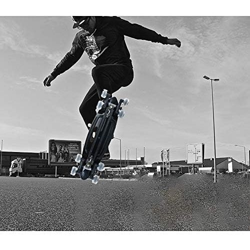  WeeLion Klassischer Cruiser Erwachsene Kinder Skateboard, Hochwertiges haltbares Deck, Longboard Skateboard, Stunt Skateboard fuer Erwachsene, Autobahn Skateboard, Hochwertige Komponenten (