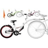 WeeRide Co Pilot Tagalong Children's Trailer Bike - Silver, 20 Inch