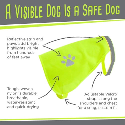  Weebo Pets Hi-Vision Reflective Neon Yellow Safety Vest