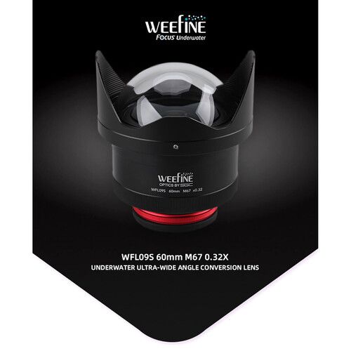  Weefine Underwater Wide-Angle Conversion Lens (M67, 60mm)