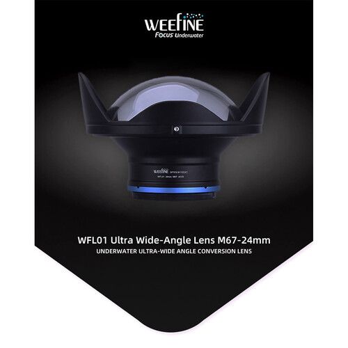  Weefine 24mm Ultra-Wide-Angle Underwater Conversion Lens (M67)