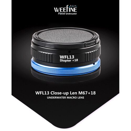  Weefine WFL13 Underwater Achromatic Close-up Lens (M67, +18 Diopter)