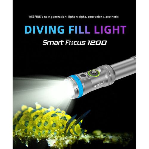  Weefine Smart Focus 1200 Video Light with Color Filters and Snoot Lens