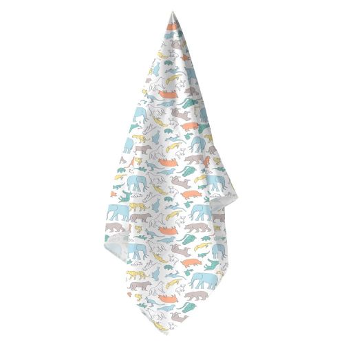  Weegoamigo Baby Muslin Swaddle Blanket - Great & Small, Multi