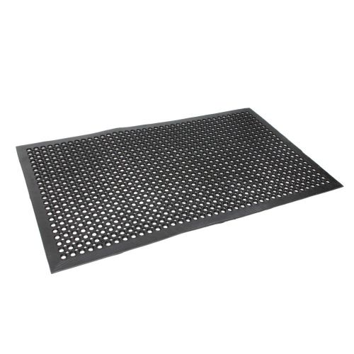  Weelongha 36 x 60 Heavy-Duty Black Commercial Anti-Fatigue Floor Mat Outdoor Indoor Kitchen X Comfort Rug Rubber cart Drainage Excellent Safe Bathroom Home Warehouse Bar Restaurant