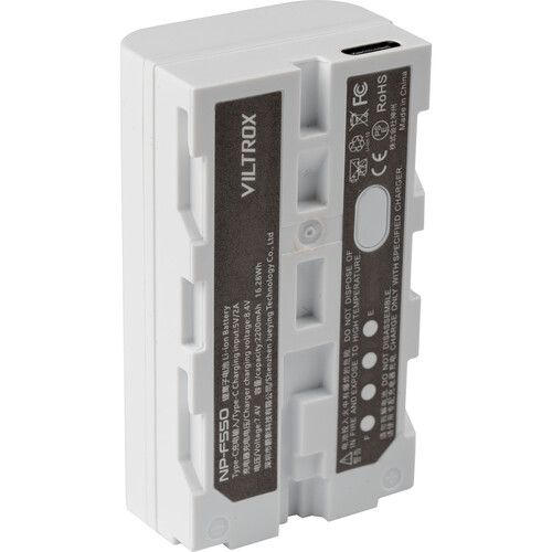  Weeylite NP-F550 Lithium-Ion Battery (7.4V, 2200mAh)