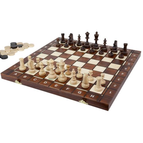  Wegiel Chess, Checkers and Backgammon Set - 19