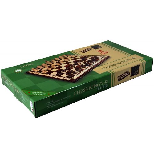  Wegiel Royal 48 European Wooden Handmade International Chess Set