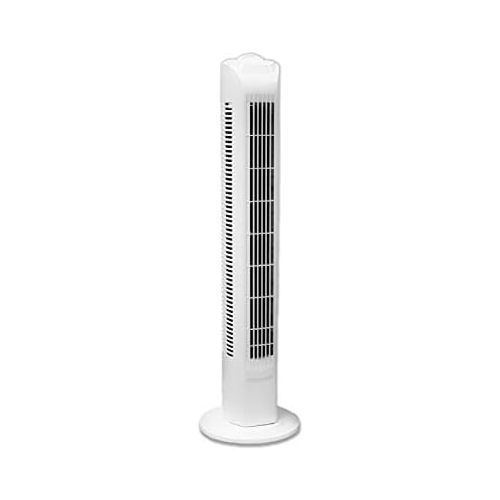  [아마존베스트]Weg-ist-weg.com Interior TF35 Column Fan, Tower Fan 78 cm, 3 Levels Pedestal Fan, Oscillating Floor Fan, Volume Maximum 57 dBA, 45 W, White