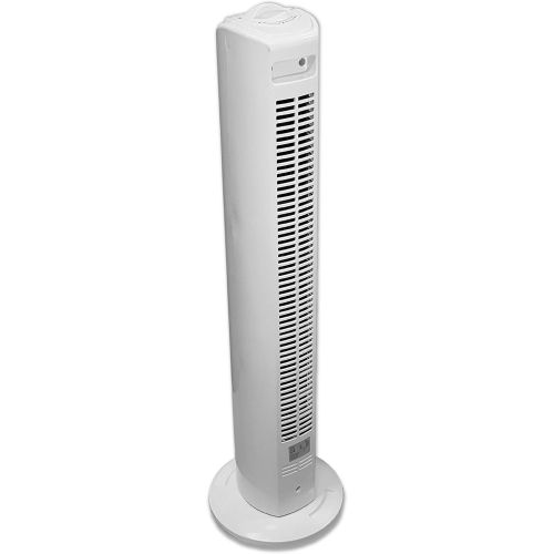  [아마존베스트]Weg-ist-weg.com Interior TF35 Column Fan, Tower Fan 78 cm, 3 Levels Pedestal Fan, Oscillating Floor Fan, Volume Maximum 57 dBA, 45 W, White