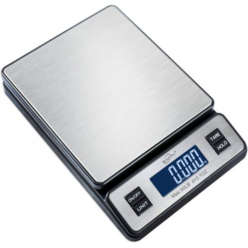  [아마존베스트]Weighmax W-2809 90 LB X 0.1 OZ Durable Stainless Steel Digital Postal Scale, Shipping Scale With AC adapter