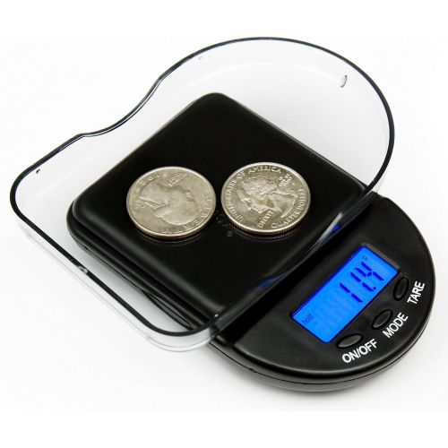  [아마존베스트]Weighmax Black Digital Coin/Jewelry Pocket Scale 0.1g