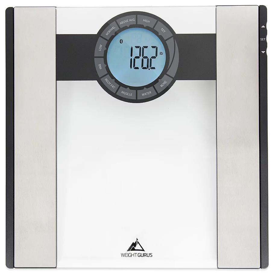  Weight GURUS Weight Gurus Bluetooth Smart Bathroom Scale