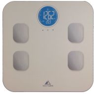 Weight Gurus Bluetooth Smart Bathroom Scale with Body Composition and Backlight, White