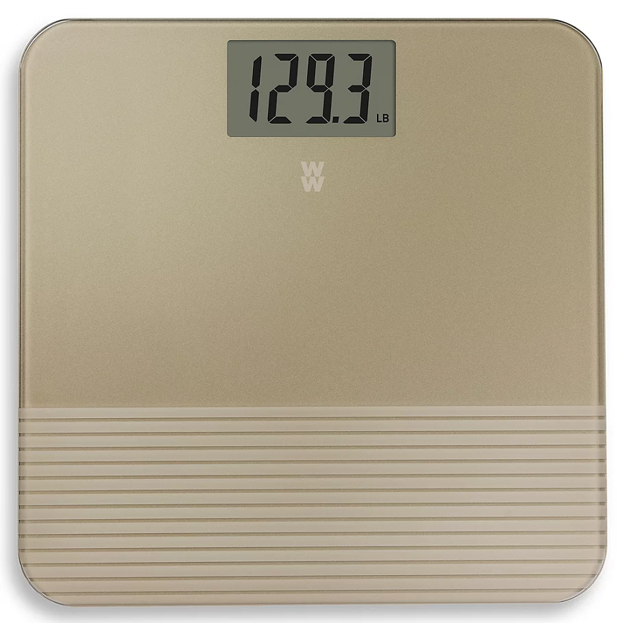 Weight Watchers by Conair Digital Bathroom Scale in Gold