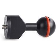 [아마존베스트]WEIHE Male 1/4-20 to 1 Ball Adapter (Size: 2.5/6.9cm) for Underwater housing