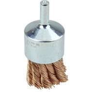 Weiler 10067 Knot Wire End Brush, 1-18, 0.20 Bronze Fill (Pack of 10)