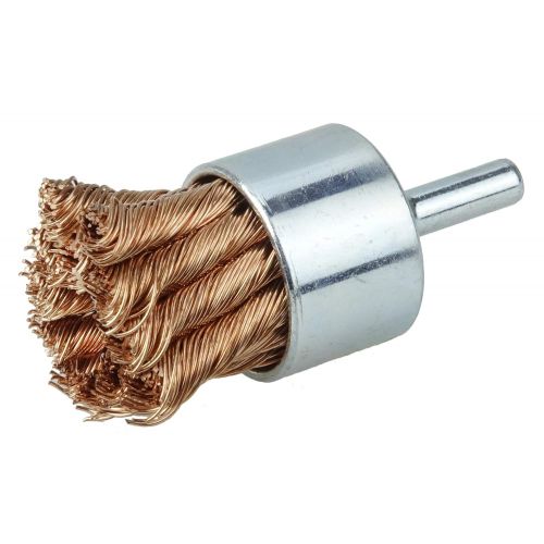  Weiler 10067 Knot Wire End Brush, 1-18, 0.20 Bronze Fill (Pack of 10)