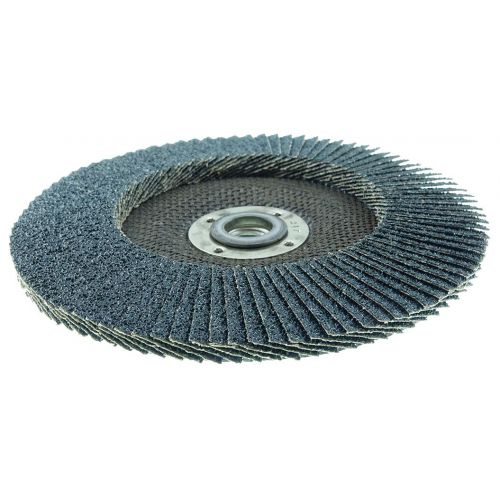  Weiler 51139 Tiger Paw High Performance Abrasive Flap Disc, Type 27 Flat Style, Phenolic Backing, Zirconia Alumina, 7 Diameter, 58-11 Arbor, 36 Grit, 8600 RPM (Pack of 10)