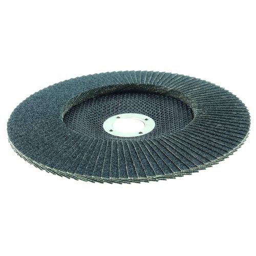  Weiler 51139 Tiger Paw High Performance Abrasive Flap Disc, Type 27 Flat Style, Phenolic Backing, Zirconia Alumina, 7 Diameter, 58-11 Arbor, 36 Grit, 8600 RPM (Pack of 10)