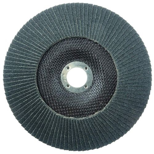  Weiler 51139 Tiger Paw High Performance Abrasive Flap Disc, Type 27 Flat Style, Phenolic Backing, Zirconia Alumina, 7 Diameter, 58-11 Arbor, 36 Grit, 8600 RPM (Pack of 10)