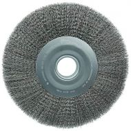 Weiler 804-03680 Trulock Wide Face Crimped Wire Wheel, 12 Diameter x 2 Width, 2, 0.014 Stainless Steel, 3000 rpm