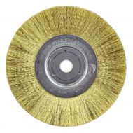 Weiler 1415 Narrow Face Crimped Wire Wheel, 6, 0.05 Brass Fill, 58-12 Arbor Hole (Pack of 2)