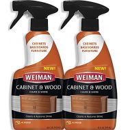 Weiman Furniture Polish & Wood Cleaner Spray 16 Ounce (2 Pack) Condition Your Cabinet Doors Table Chairs and More