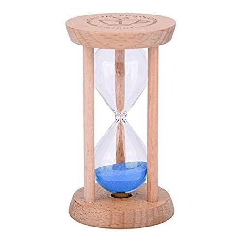  [아마존베스트]Weiye Mini Hourglass - Wooden Hourglass Timer Wood Colour Tool for Home and Restaurant 1 Minute/3 Minutes