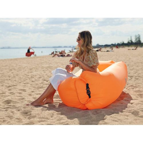  WEKAPO Inflatable Lounger Air Sofa Hammock-Portable,Water Proof& Anti-Air Leaking Design-Ideal Couch for Backyard Lakeside Beach Traveling Camping Picnics & Music Festivals