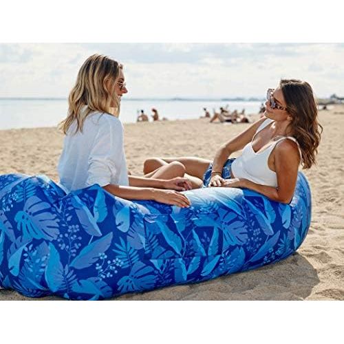  Wekapo Inflatable Lounger Air Sofa Hammock-Portable,Water Proof& Anti-Air Leaking Design-Ideal Couch for Backyard Lakeside Beach Traveling Camping Picnics & Music Festivals Camping