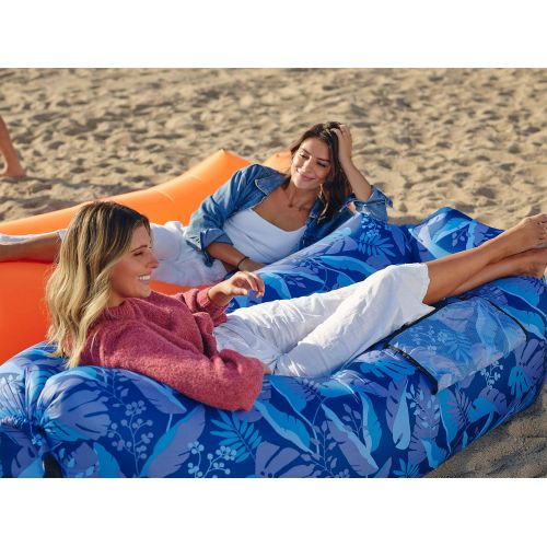  Wekapo Inflatable Lounger Air Sofa Hammock-Portable,Water Proof& Anti-Air Leaking Design-Ideal Couch for Backyard Lakeside Beach Traveling Camping Picnics & Music Festivals Camping