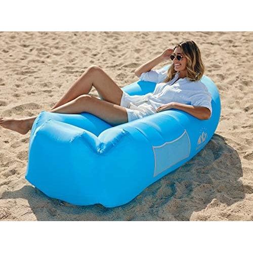  Wekapo Inflatable Lounger Air Sofa Hammock-Portable,Water Proof& Anti-Air Leaking Design-Ideal Couch for Backyard Lakeside Beach Traveling Camping Picnics & Music Festivals Camping