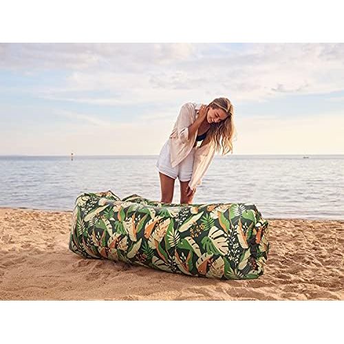  Wekapo Inflatable Lounger Air Sofa Hammock-Portable,Water Proof& Anti-Air Leaking Design-Ideal Couch for Backyard Lakeside Beach Traveling Camping Picnics & Music Festivals Camping