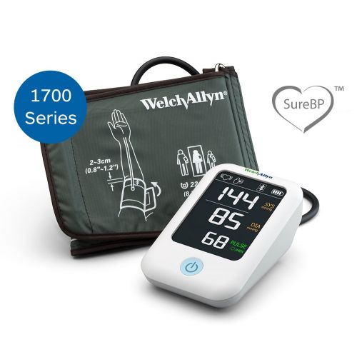  Welch Allyn Home 1500 Series Upper Arm Blood Pressure Monitor with Easy Bluetooth Smartphone Connectivity RPM-BP100